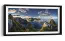 Vista de las montañas Lofoten - Dr. Nicholas Roemmelt | Cuadro decorativo de Canvas Lab