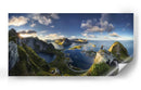 Vista de las montañas Lofoten - Dr. Nicholas Roemmelt | Cuadro decorativo de Canvas Lab