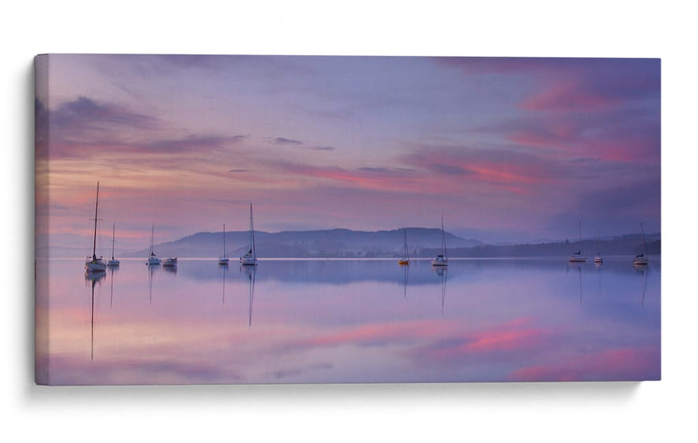Veleros del cielo rosa - Max Witjes | Cuadro decorativo de Canvas Lab