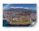 Vista aérea de Ciudad del Cabo - Michael Jurek | Cuadro decorativo de Canvas Lab