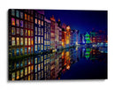 Vibrante noche en Canal City - Juan Pablo de | Cuadro decorativo de Canvas Lab