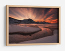 Vibrante puesta de sol invernal - Jaroslav Zakravsky | Cuadro decorativo de Canvas Lab