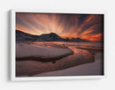 Vibrante puesta de sol invernal - Jaroslav Zakravsky | Cuadro decorativo de Canvas Lab