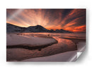 Vibrante puesta de sol invernal - Jaroslav Zakravsky | Cuadro decorativo de Canvas Lab