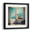 Vista desde la ventana con las piernas levantadas - ambra | Cuadro decorativo de Canvas Lab