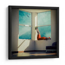 Vista desde la ventana con las piernas levantadas - ambra | Cuadro decorativo de Canvas Lab