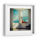 Vista desde la ventana con las piernas levantadas - ambra | Cuadro decorativo de Canvas Lab