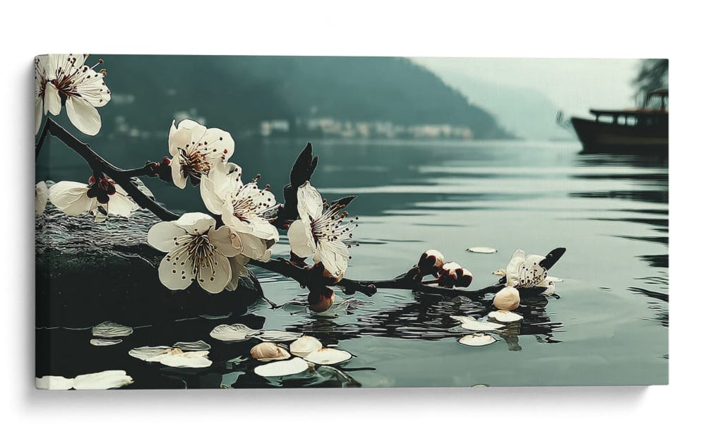 Ramas en lago - DIEGO D L | Cuadro decorativo de Canvas Lab