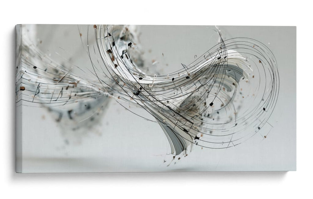 Notas en vuelo - Cecilia Flores | Cuadro decorativo de Canvas Lab