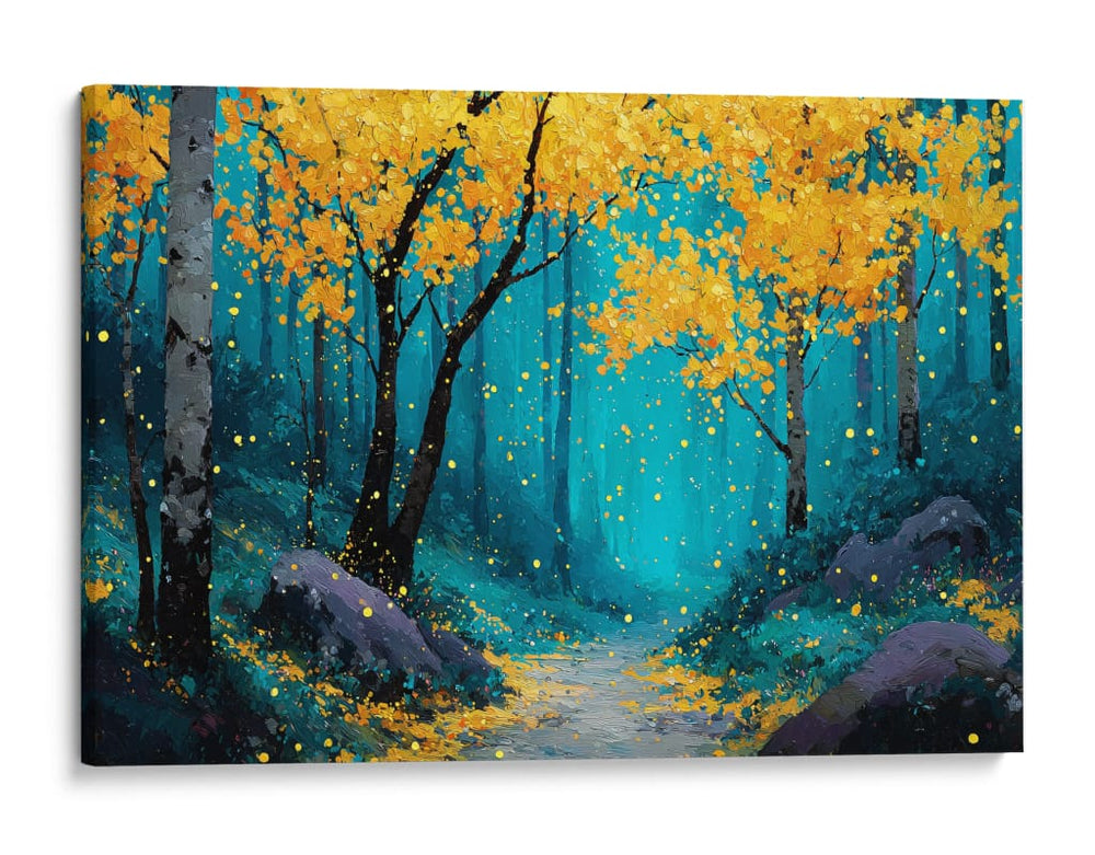 Bosque dorado - DIEGO D L | Cuadro decorativo de Canvas Lab