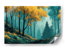 Hojas doradas - DIEGO D L | Cuadro decorativo de Canvas Lab