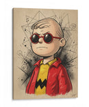 Retrato Charlie Brown - KaleidoArt Creations | Cuadro decorativo de Canvas Lab