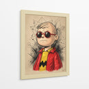 Retrato Charlie Brown - KaleidoArt Creations | Cuadro decorativo de Canvas Lab