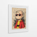 Retrato Charlie Brown - KaleidoArt Creations | Cuadro decorativo de Canvas Lab