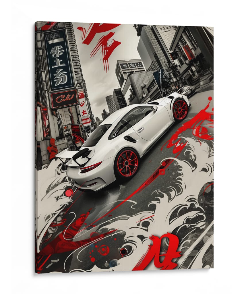 Derrape en Tokio - Sae Art | Cuadro decorativo de Canvas Lab