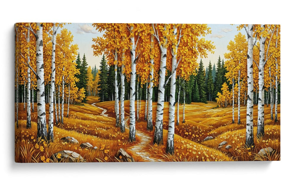 Bosque Naranja - Caperh | Cuadro decorativo de Canvas Lab