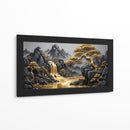 Cascadas de Oro - Caperh | Cuadro decorativo de Canvas Lab
