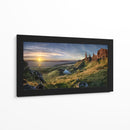 Amanecer dorado en Old Man Storr - Christian Schweiger | Cuadro decorativo de Canvas Lab