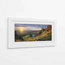 Amanecer dorado en Old Man Storr - Christian Schweiger | Cuadro decorativo de Canvas Lab