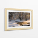 Arroyo invernal dorado - Robin Eriksson | Cuadro decorativo de Canvas Lab