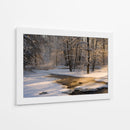 Arroyo invernal dorado - Robin Eriksson | Cuadro decorativo de Canvas Lab