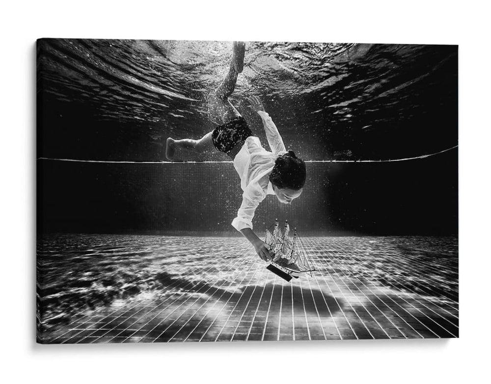 Barco de ensueño submarino - Murat Aslankara | Cuadro decorativo de Canvas Lab