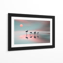 Atardecer de ensueño con flamencos - Natalia | Cuadro decorativo de Canvas Lab