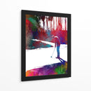Arte deportivo de un jugador de golf - Justyna Jaszke | Cuadro decorativo de Canvas Lab