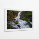 Cascada del bosque radiante - Daniel Gastager | Cuadro decorativo de Canvas Lab