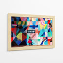 Danza mural vibrante - Gloria Salgado Gispert | Cuadro decorativo de Canvas Lab