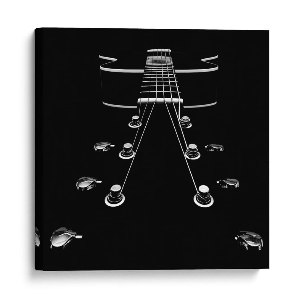 Cuerdas abstractas de guitarra - Kim Lennert Simonsen | Cuadro decorativo de Canvas Lab