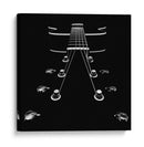 Cuerdas abstractas de guitarra - Kim Lennert Simonsen | Cuadro decorativo de Canvas Lab