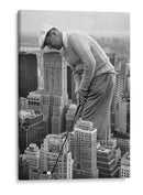 Ciudad de golfistas gigantes - Marja van den | Cuadro decorativo de Canvas Lab
