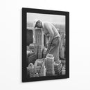 Ciudad de golfistas gigantes - Marja van den | Cuadro decorativo de Canvas Lab