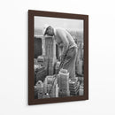 Ciudad de golfistas gigantes - Marja van den | Cuadro decorativo de Canvas Lab