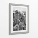 Ciudad de golfistas gigantes - Marja van den | Cuadro decorativo de Canvas Lab