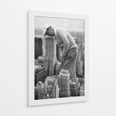 Ciudad de golfistas gigantes - Marja van den | Cuadro decorativo de Canvas Lab