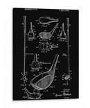 Dibujo de patente de palo de golf - Andreas Magnusson | Cuadro decorativo de Canvas Lab