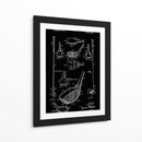 Dibujo de patente de palo de golf - Andreas Magnusson | Cuadro decorativo de Canvas Lab