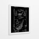 Dibujo de patente de palo de golf - Andreas Magnusson | Cuadro decorativo de Canvas Lab