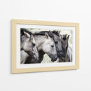 Familia de caballos pacíficos - Jaap van den | Cuadro decorativo de Canvas Lab