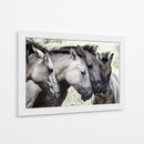 Familia de caballos pacíficos - Jaap van den | Cuadro decorativo de Canvas Lab