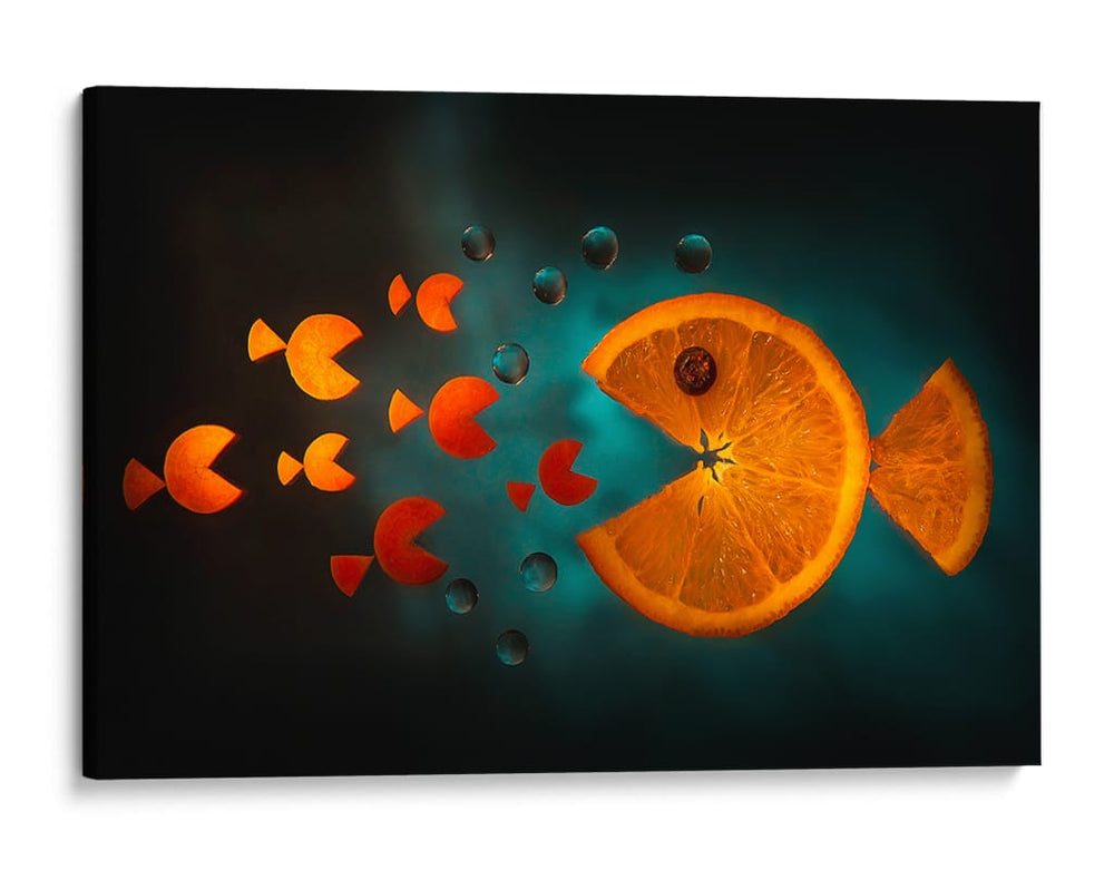 Fantasía del pez naranja - Aida Ianeva | Cuadro decorativo de Canvas Lab