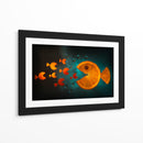Fantasía del pez naranja - Aida Ianeva | Cuadro decorativo de Canvas Lab
