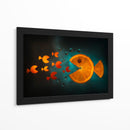 Fantasía del pez naranja - Aida Ianeva | Cuadro decorativo de Canvas Lab