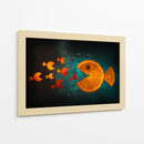Fantasía del pez naranja - Aida Ianeva | Cuadro decorativo de Canvas Lab