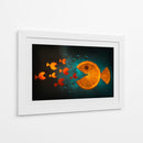 Fantasía del pez naranja - Aida Ianeva | Cuadro decorativo de Canvas Lab