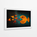 Fantasía del pez naranja - Aida Ianeva | Cuadro decorativo de Canvas Lab