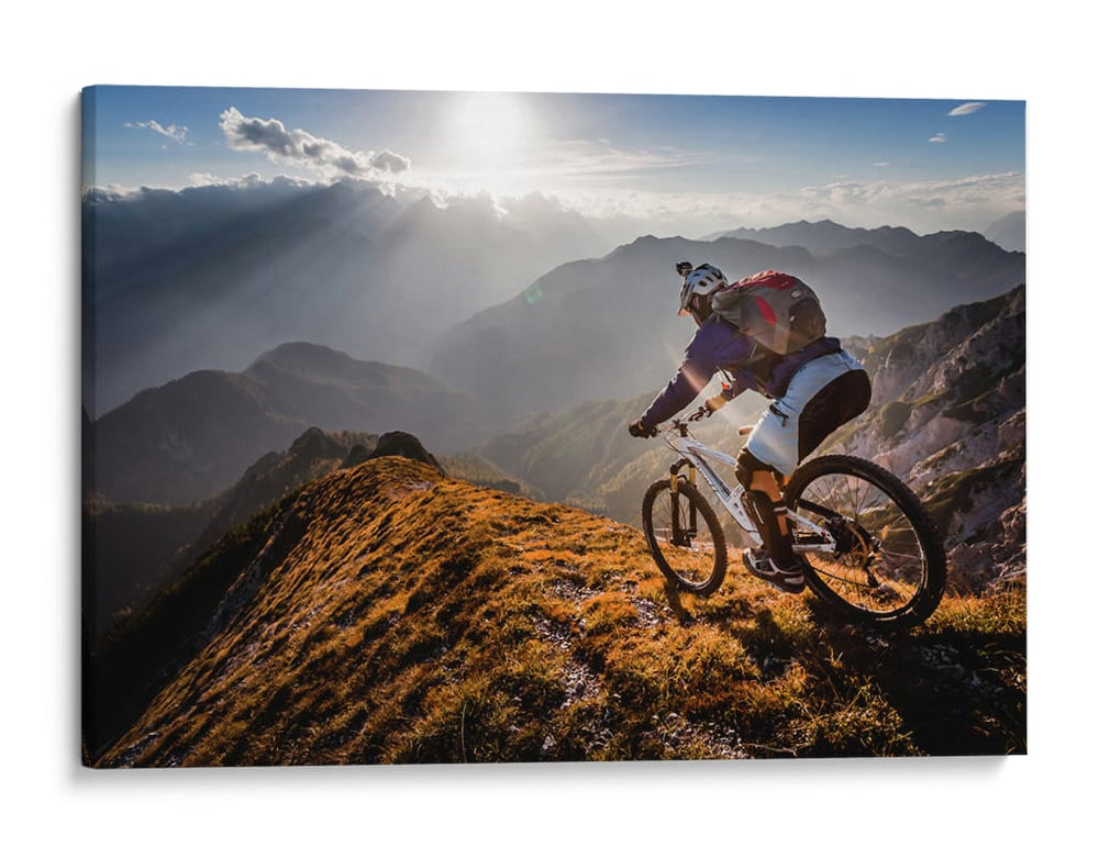 Épico paseo en bicicleta de montaña - Sandi Bertoncelj | Cuadro decorativo de Canvas Lab