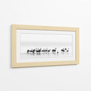 Flamencos elegantes vadeando - Joan Gil Raga | Cuadro decorativo de Canvas Lab